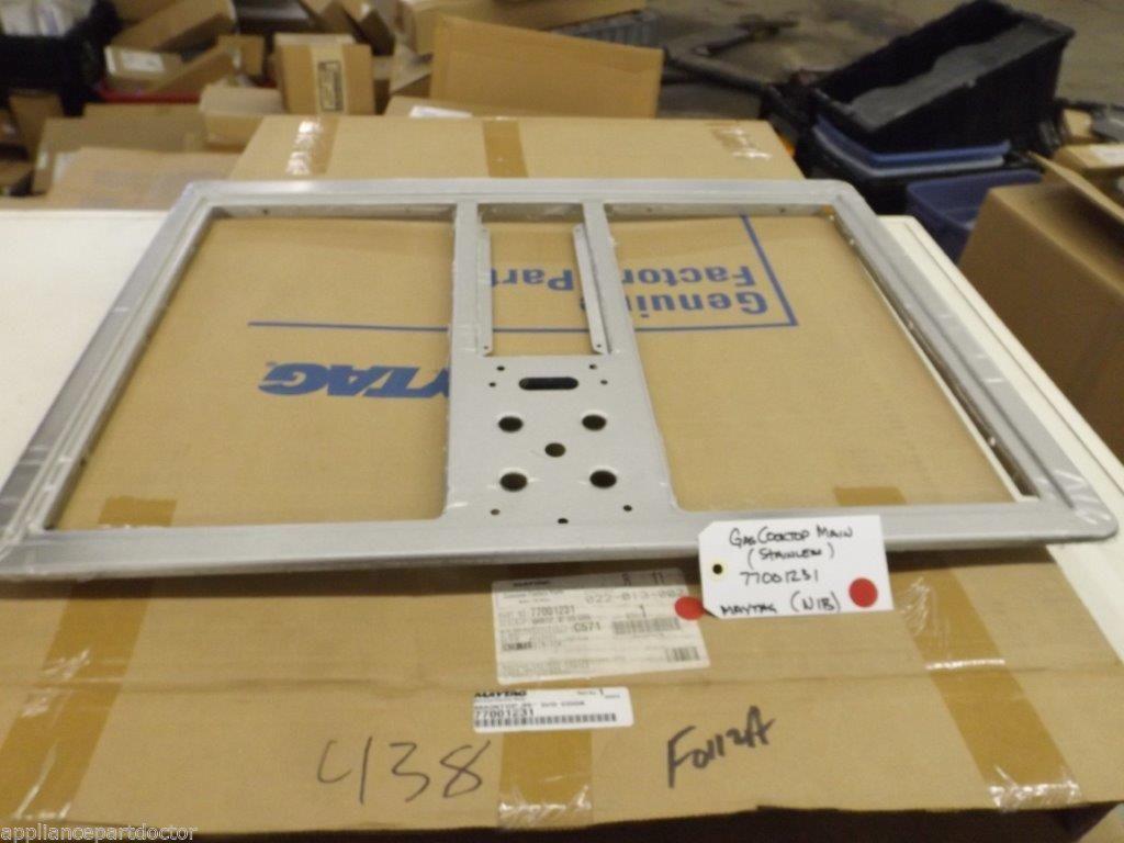 Maytag Stove 77001231 Gas Cooktop Main (stainless) NEW IN BOX Maytag Stove 77001231 Gas Cooktop Main (stainless) NEW IN BOX